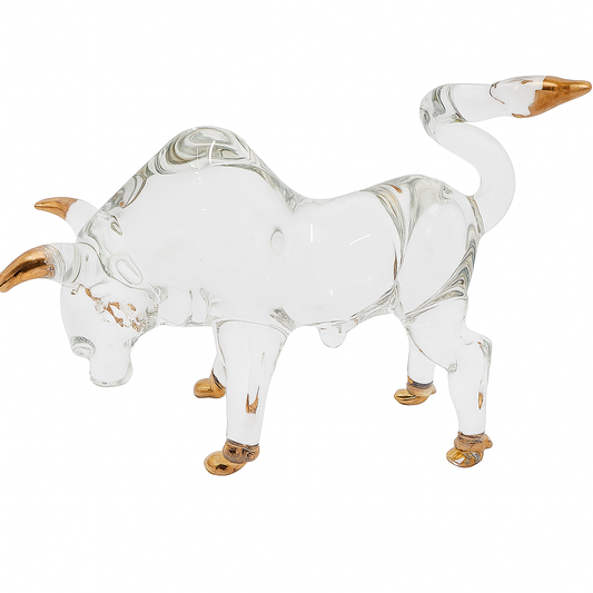 The Raging Bull in Crystal & Gold